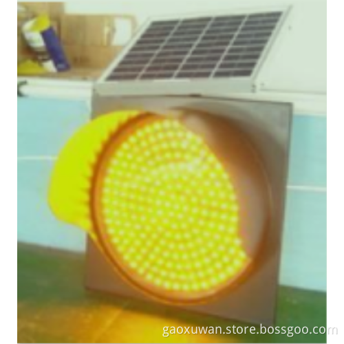 Solar Traffic Warning Lights